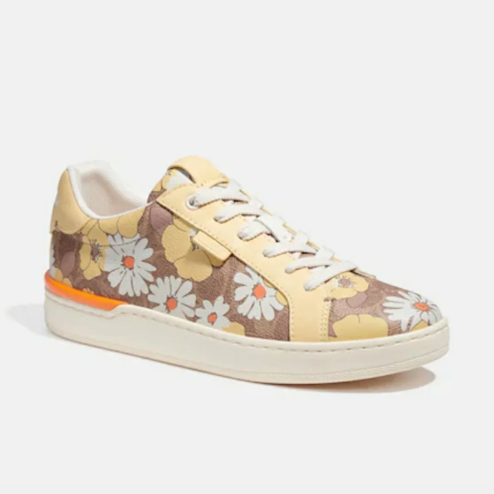 COACH Lowline Coated Canvas Sneakers